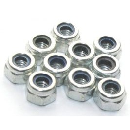 10 con Ốc tán keo thép xi M3 M4 M5 M6 M8 - đai ốc chống trượt