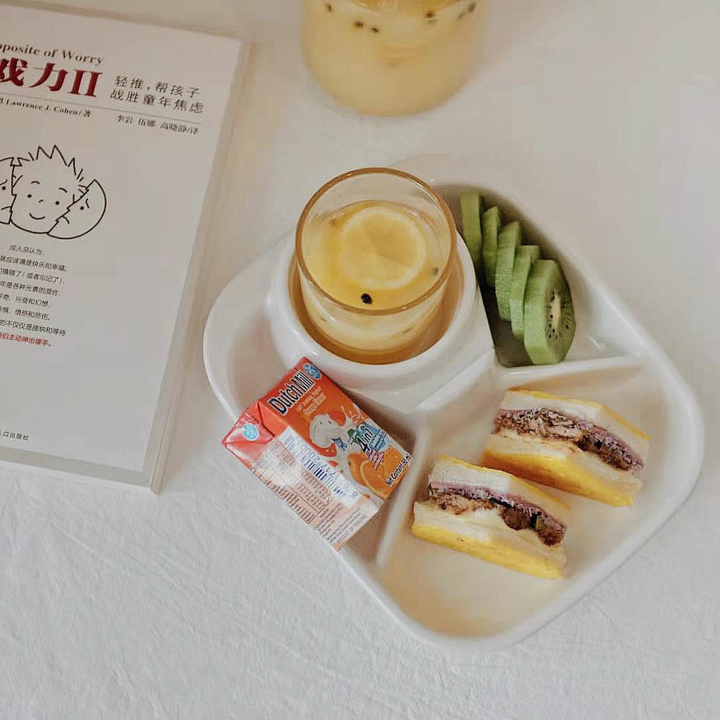 Đĩa Ăn Chia Ngăn Tiện Lợi