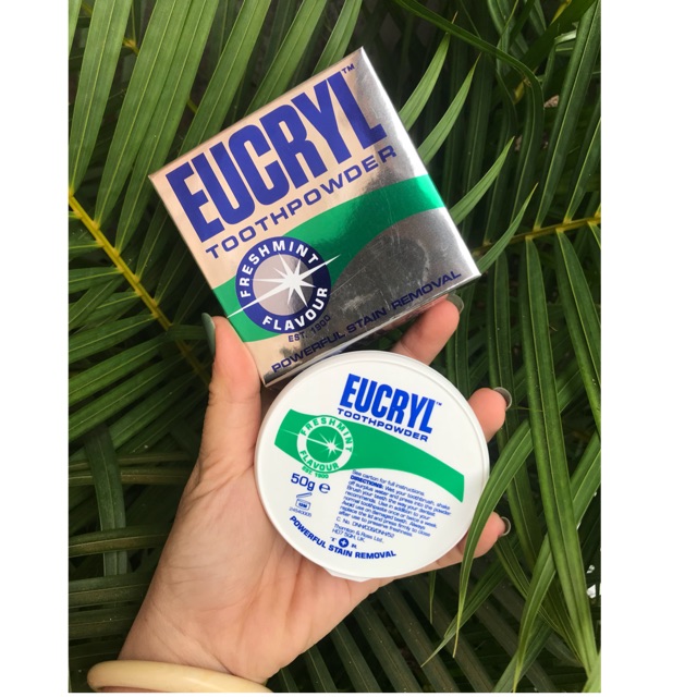 Bột trắng răng Eucryl