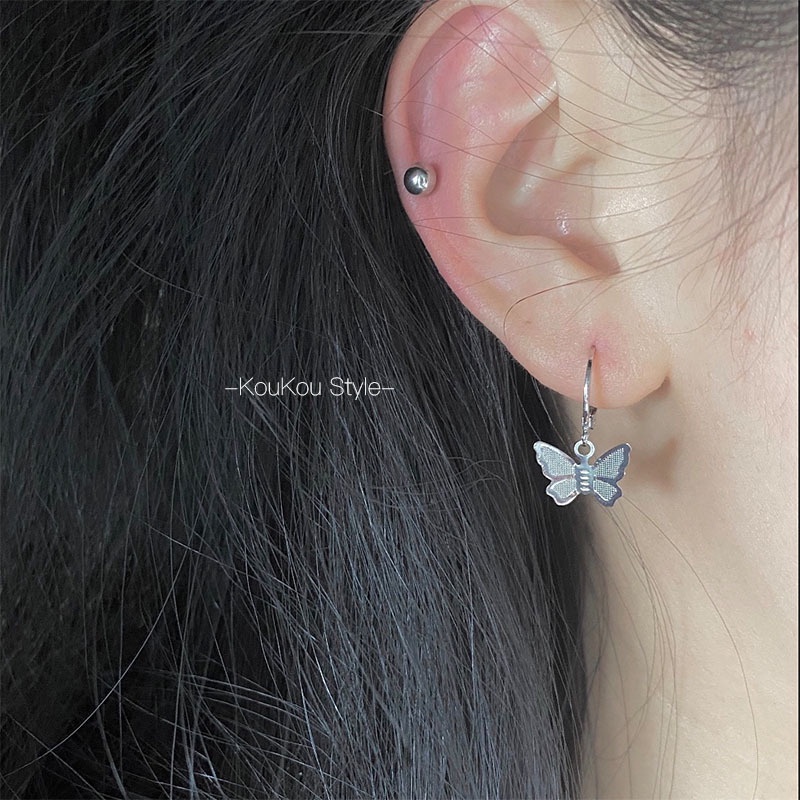 Bông tai hình bướm đơn giản thời trang cho nữ