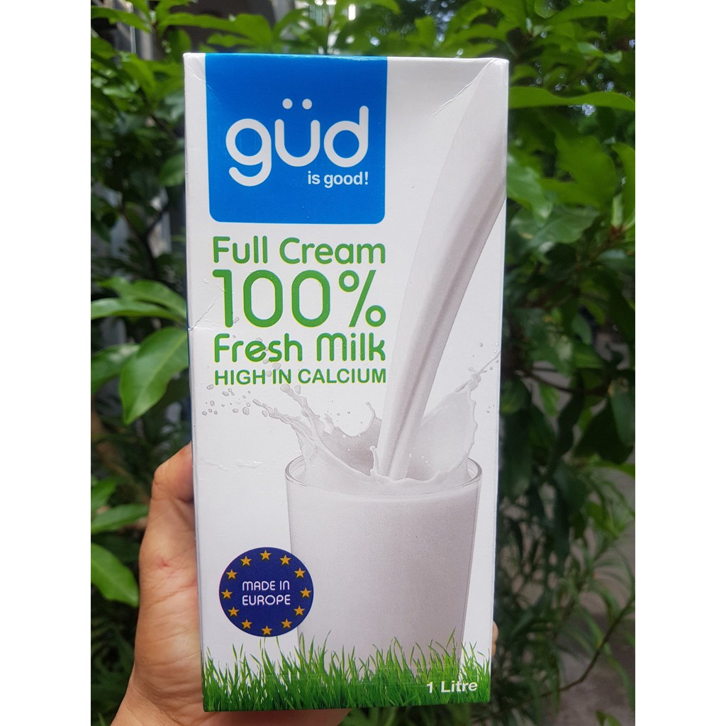 Sữa tươi NGUYÊN KEM - FULL CREAM nhập khẩu chính nghạch hộp 1lit