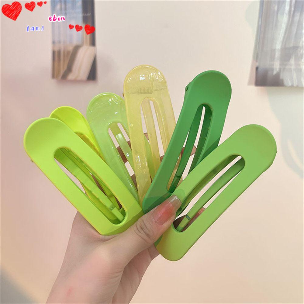 Kẹp Tóc Màu Trơn Đơn Giản Thời Trang Dành Cho Nữ