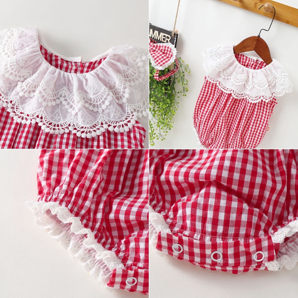 Áo Liền Quần In Hoa Một Mảnh Trang Trí Dành Cho Bé Gái 0018