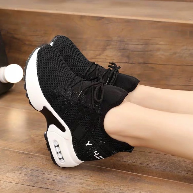 [Hàng ỏrder 10 ngày ]  giày thể thao đế độn nữ 8cm