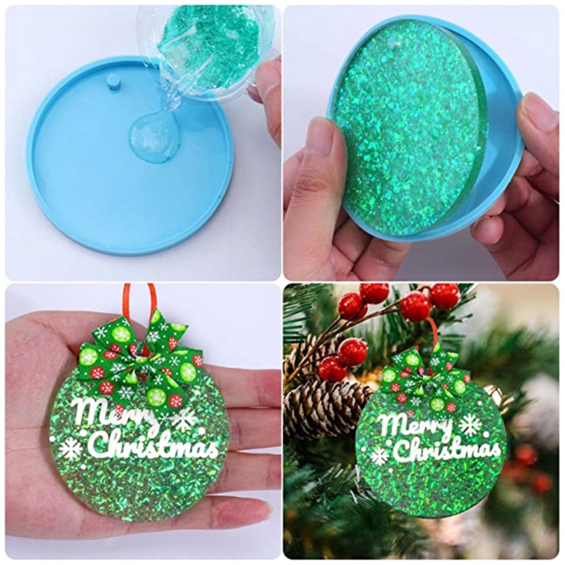 Sa Bộ 6 Khuôn Silicone Làm Mặt Dây Chuyền Thủ Công