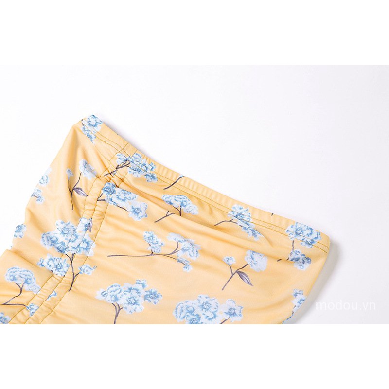 Đầm Ôm Cúp Ngực In Họa Tiết Gợi Cảm Cho Nữ