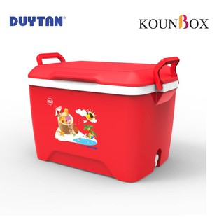 Thùng Đá Duy Tân 45lít Màu Đỏ Thiết Kế Trang Nhã, Đẹp Mắt