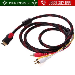 Cáp HDMI ra AV 1.5m lưới chống nhiễu