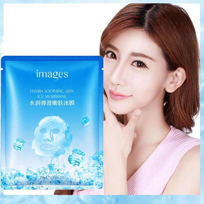Combo 10 Mặt nạ Đá Băng Images dưỡng ẩm, se khít lỗ chân lông - Hydra Smoothing Skin Ice Membrane