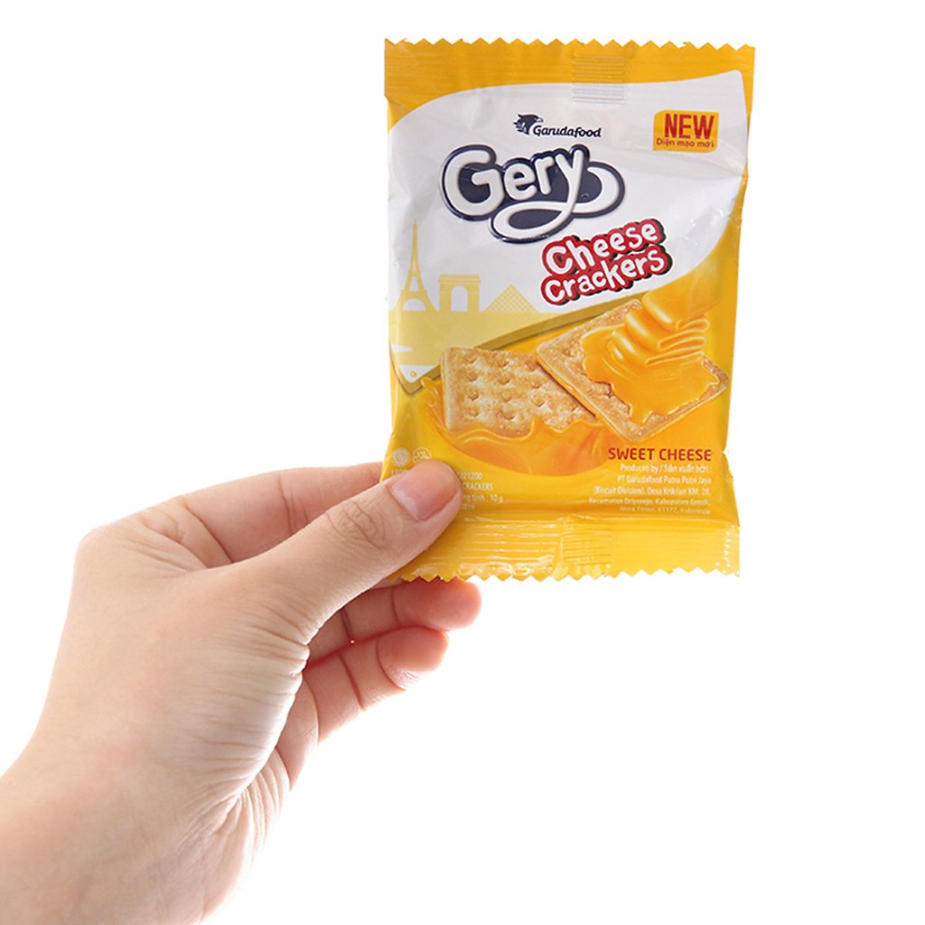 Bánh Gery Kem Phô Mai Cheese Crackers (Hộp Nhỏ 200g)