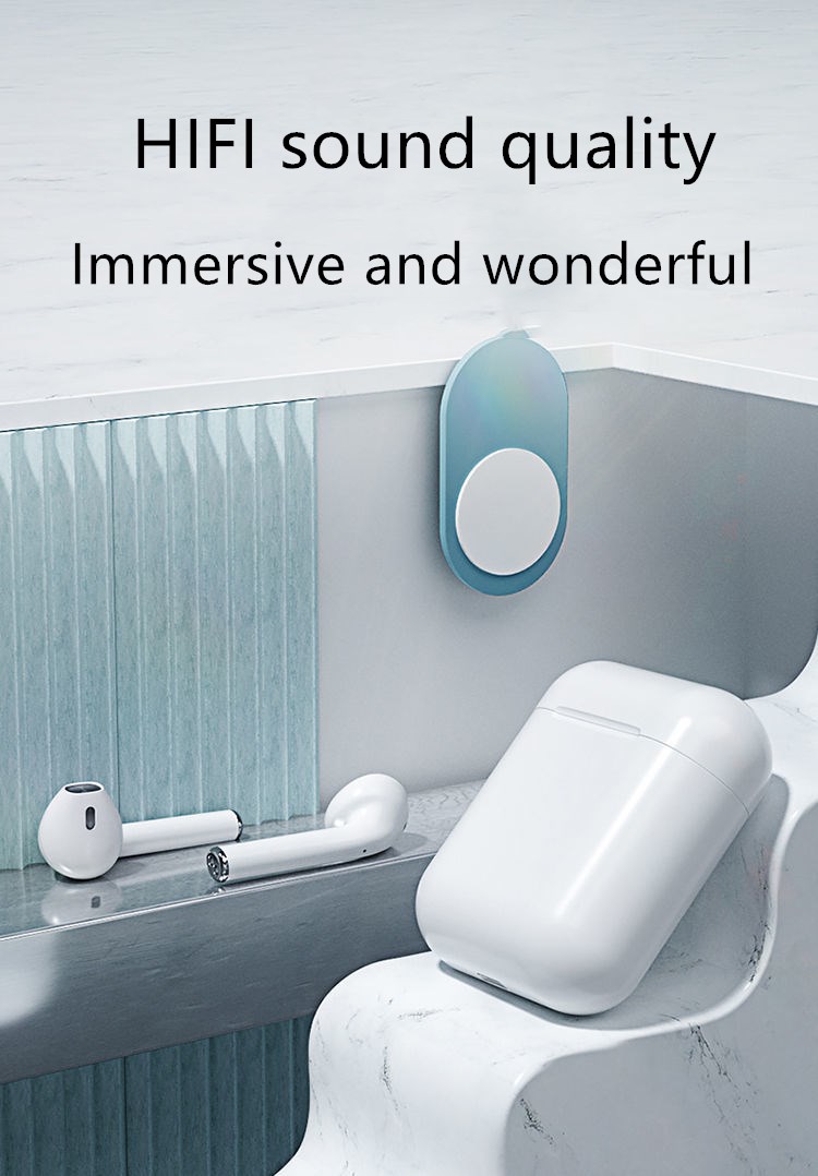 Tai nghe bluetooth không dây TWS i12 + case bảo vệ vỏ hộp | BigBuy360 - bigbuy360.vn