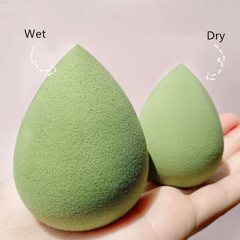 [Hàng mới về] Set 4 mút trứng trang điểm nhiều hình dạng có hộp đựng tiện dụng