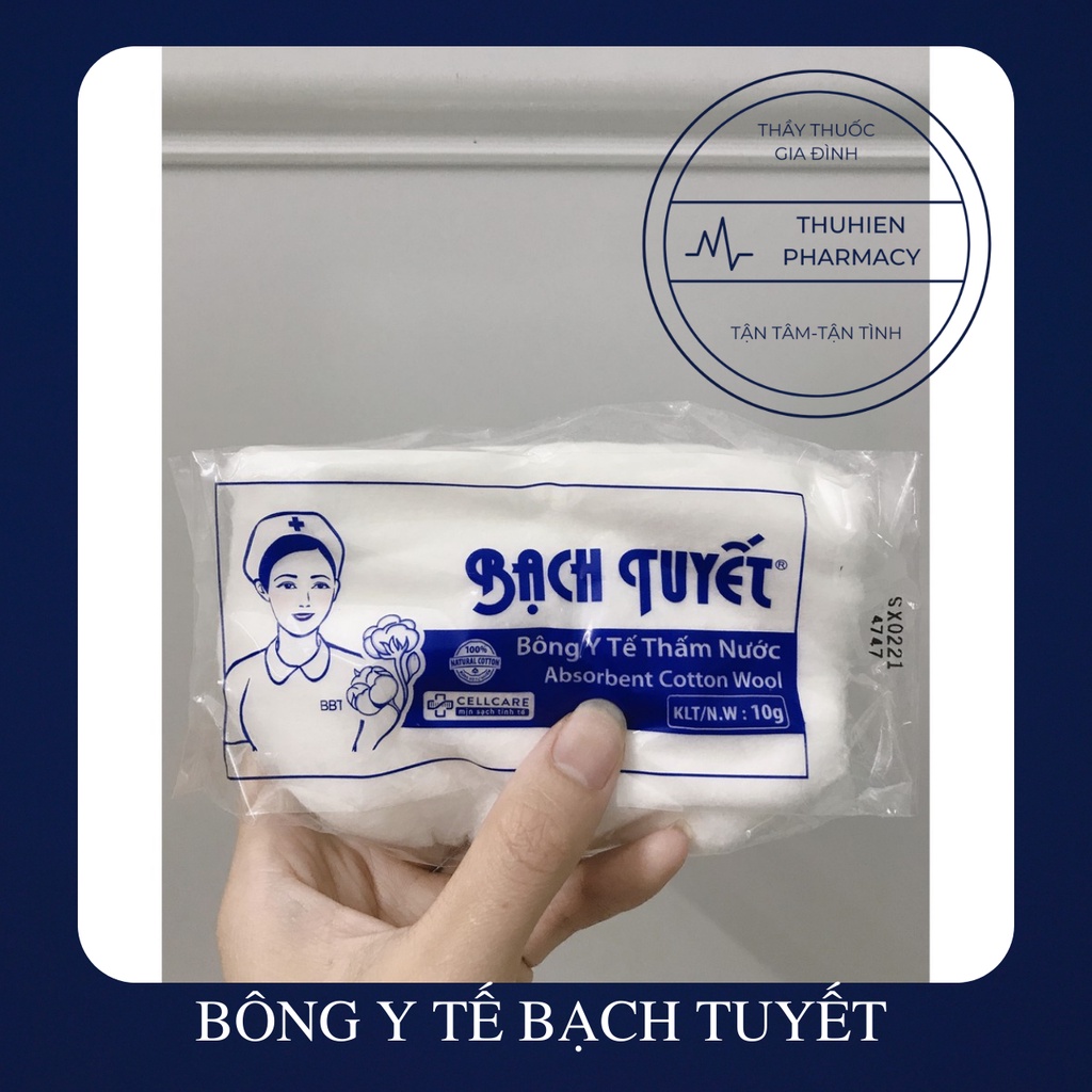 BÔNG Y TẾ BẠCH TUYẾT - Sạch mịn, thấm nước