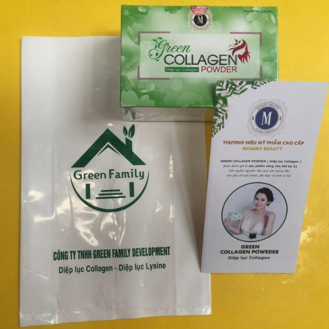 [Hàng Chính Hãng] Diệp Lục Collagen Chính Hãng Nhà Phân Phối Công Ty TNHH Green Family Development | Thế Giới Skin Care