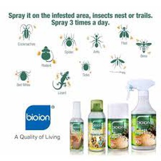 Combo xịt chống côn trùng bioion bugs repellent mỹ dnls556