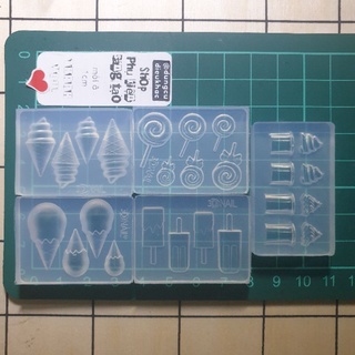 KHUÔN KEM SIZE LỚN ĐỦ KIỂU CHO 3D NAIL - RESIN - ĐẤT SÉT