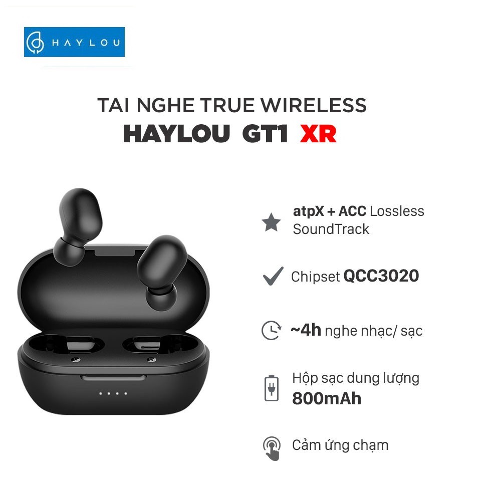 Tai Nghe HAYLOU GT1 XR  Wireless Bluetooth 5.0 Chính hãng Xiaomi Youpin - Minh Tín Shop