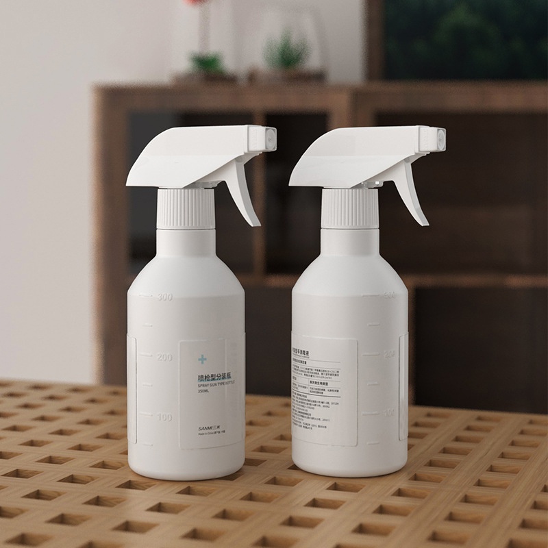 Chai Nhựa Trắng Dạng Xịt Dung Tích 300/500ml Với Dung Tích 360 Độ Tiện Dụng° Đầu Bơm Dung Dịch Trang Điểm Sân Vườn Xoay Được