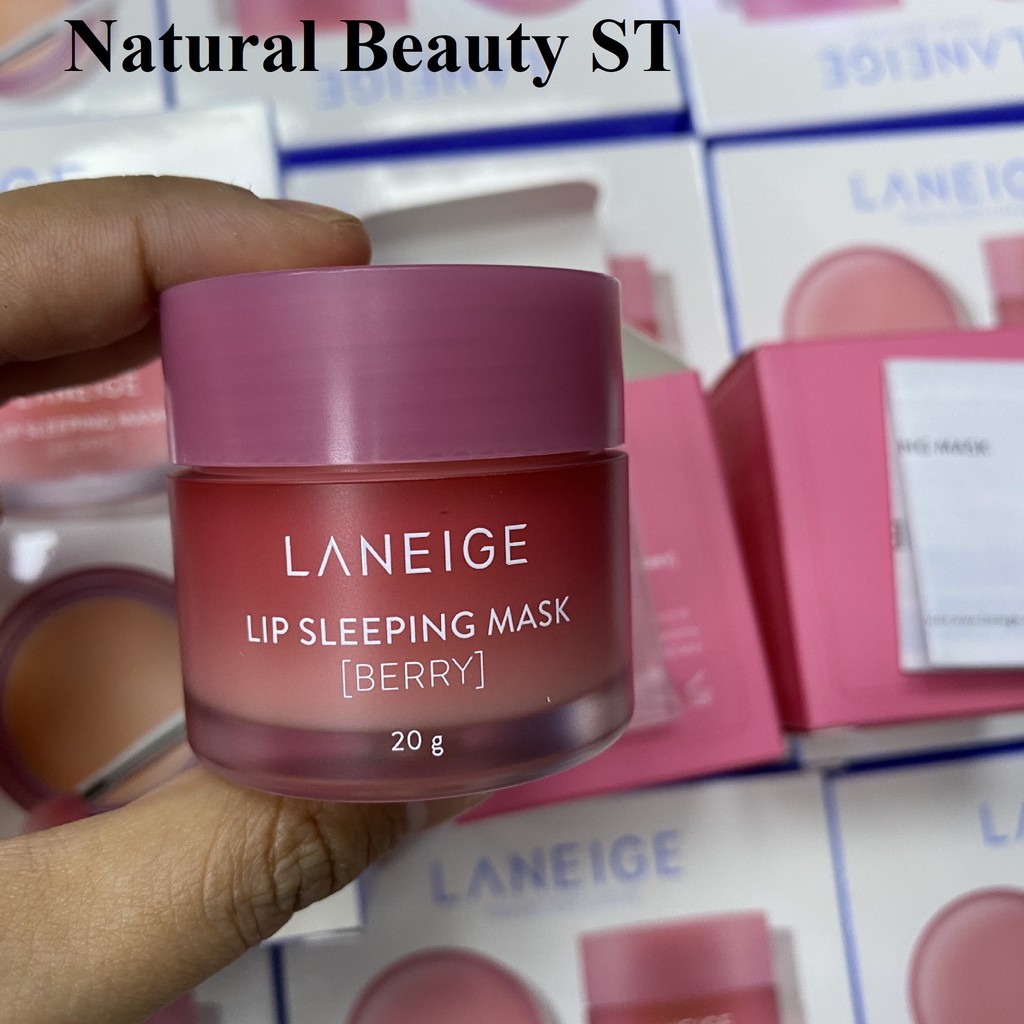 Mặt Nạ Giảm Thâm Môi Laneige Lip Sleeping Mask Berry 20gram Làm Hồng Môi, Dưỡng Ẩm