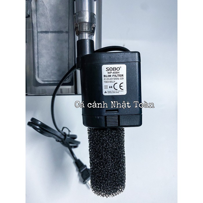 LỌC THÁC TREO BỂ CÁ SOBO WP 408H 6,8W