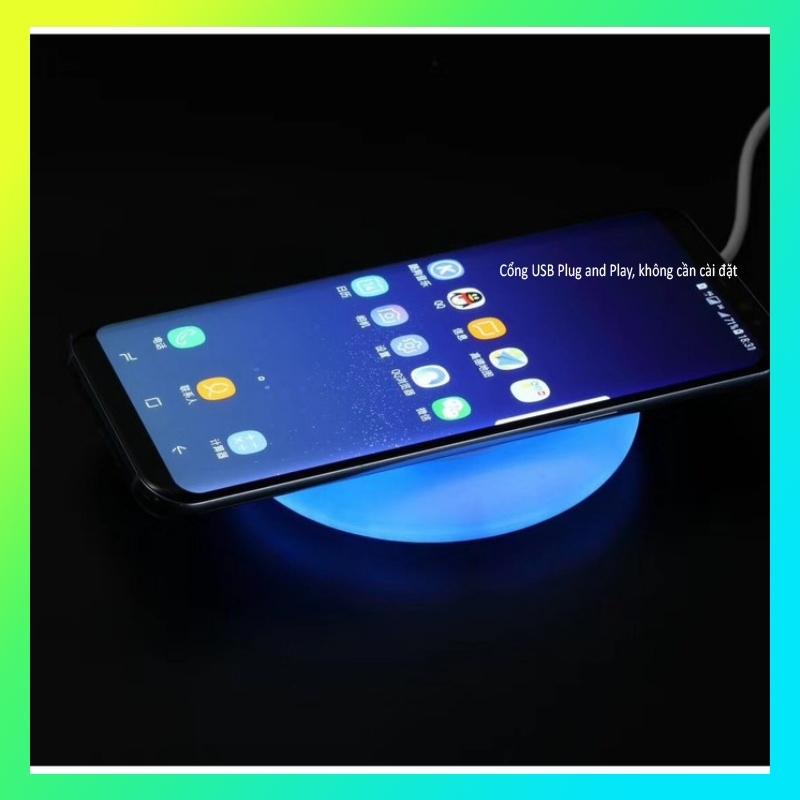 Đế Sạc không dây D5 Sạc không dây,tản nhiệt tự động không nóng,Tốc Độ Sạc Nhanh