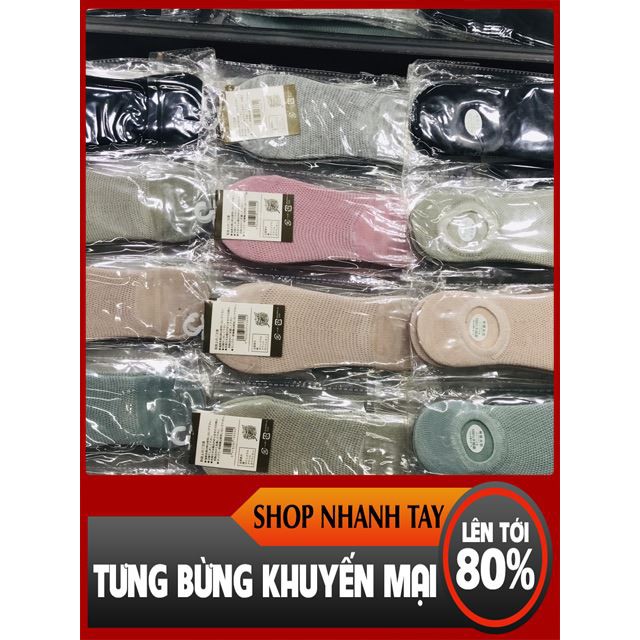 [ Big Sale ] Tất lưới thông hơi nam-nữ cổ ngắn_chống hôi chân_sỉ lố 10₫ thời trang elise