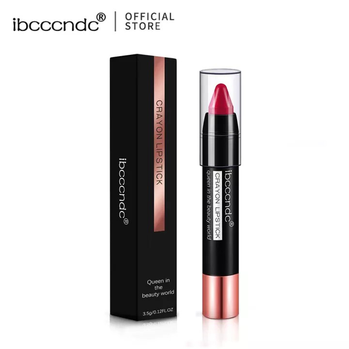 ibcccndc 12 Colors Velvet Matte Lipstick Long Lasting 3.4g