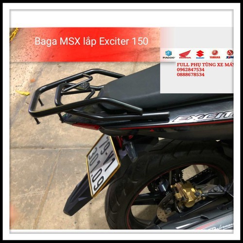 baga sau MSX lắp Exciter 150 hầm hố cho xế yêu - Vindecal BD