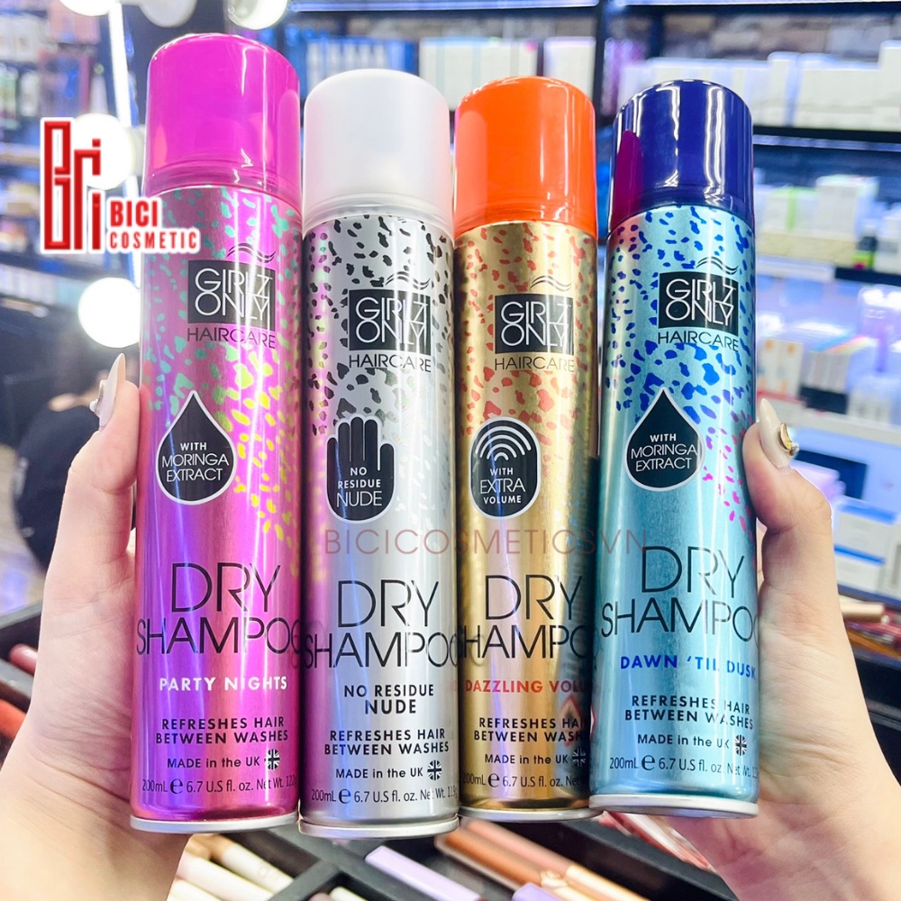 Dầu Gội Khô GIRLZ ONLY Dry Shampoo Made in UK - 200ml