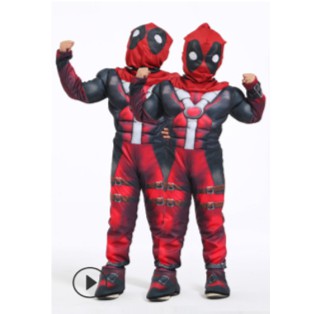 Bộ quần áo siêu nhân hoá trang cosplay Người nhện Spiderman bé trai
