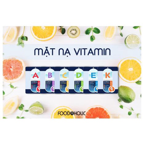 Mặt nạ FOODAHOLIC - Mặt Nạ Giấy Dưỡng Da Toàn Diện Foodaholic Mask 23g