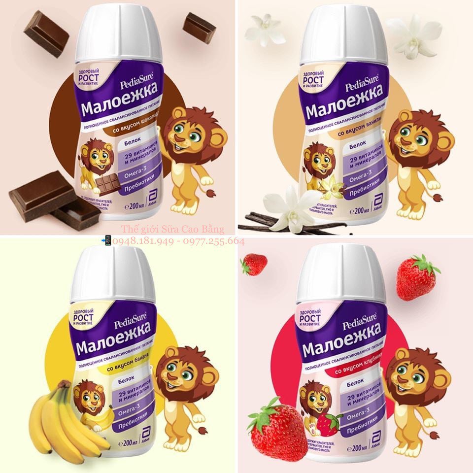 Sữa Pediasure Nga pha sẵn 200ml