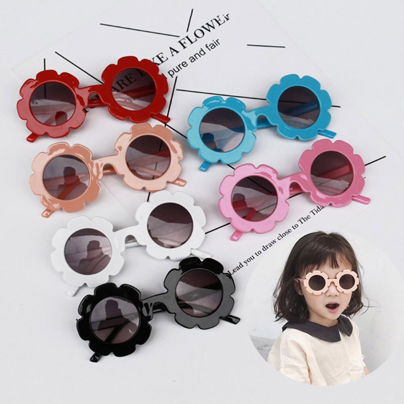 Kính mát chống tia Uv400 kiểu dáng xinh xắn cho bé