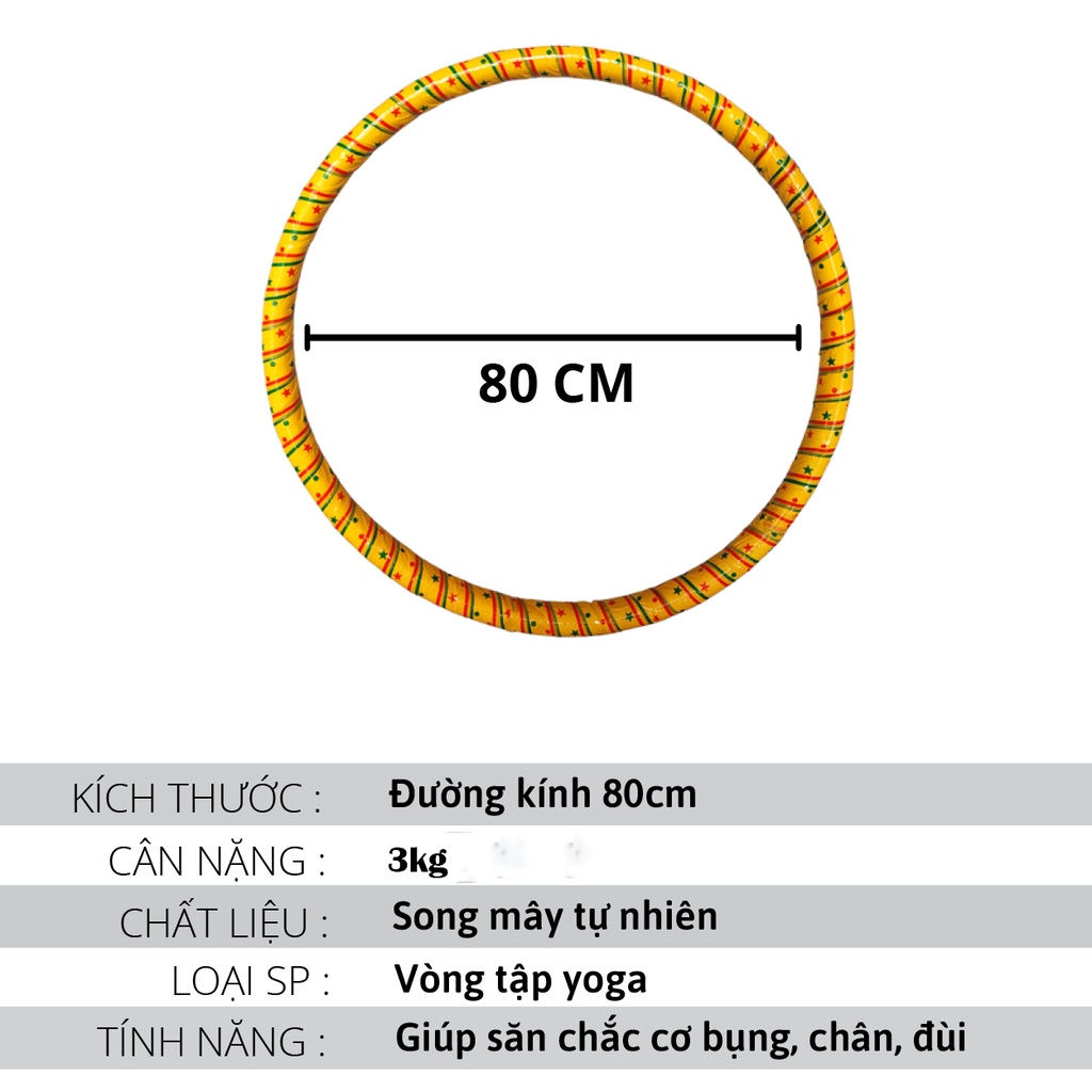 Vòng lắc eo bụng giảm mỡ thông minh song mây KAVAMO VL02 tặng dây đo eo 2m loại đẹp và 1 phần quà hấp dẫn