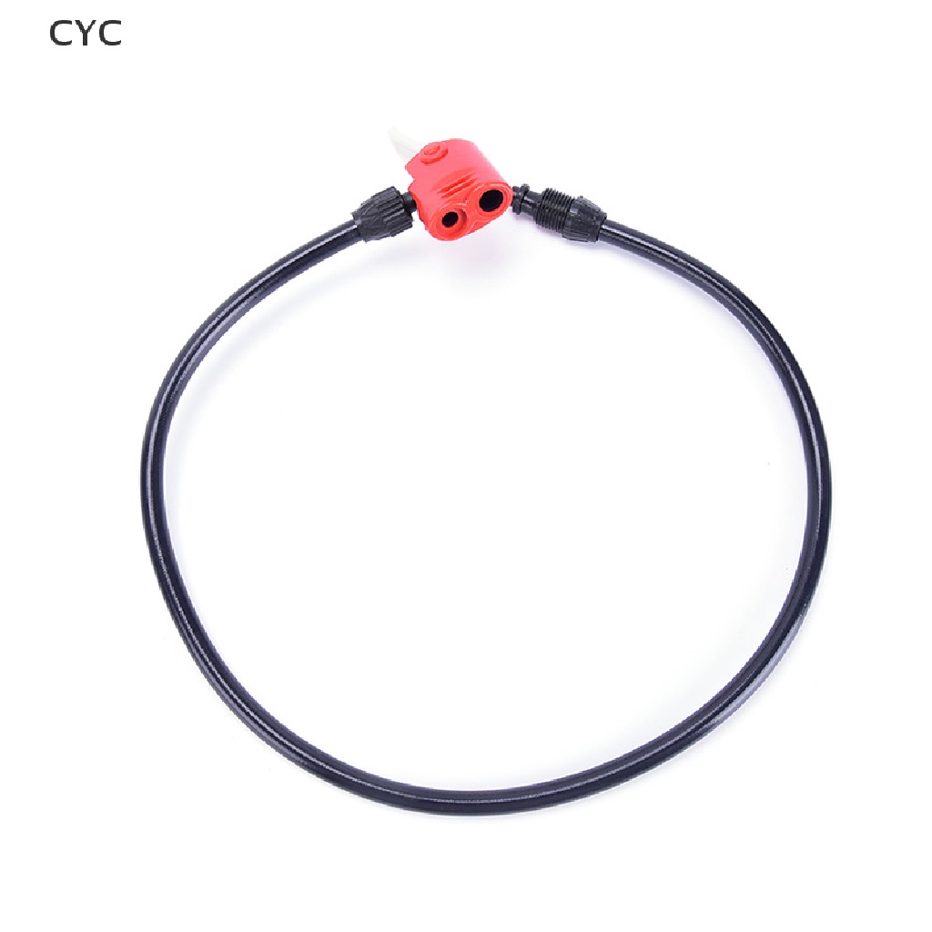 CYC Bike Tyre Hand Air Pump Inflator Replacement Hose Tube Rubber Bicycle Accessory CY
