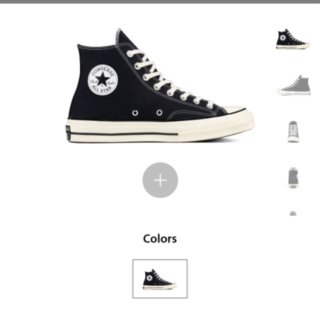 Giày Converse Chuck Taylor All Star 1970s Black/w 2018