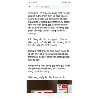 Bill kèm Kieselerde zink hàng Đức