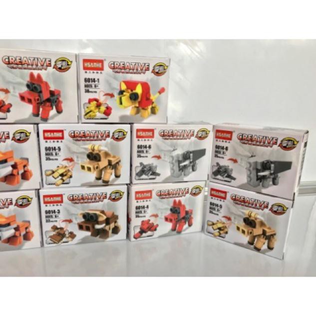 Lego xếp hình thông minh nhiều hình hơn 30 chi tiết