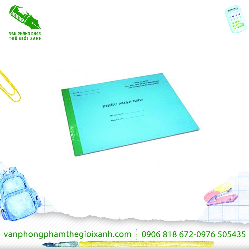 PHIẾU NHẬP KHO 1 LIÊN THƯỜNG 13X19cm 45TỜ (H)