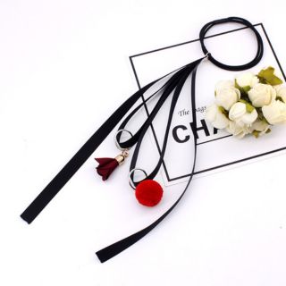 Buộc tóc hoa rơi mẫu 3