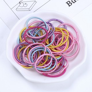 Set 50 Dây Cột Tóc Dễ Thương Cho Bé Gái
