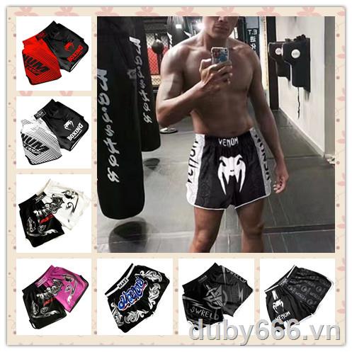Quần Tập Muay Thái Chuyên Dụng Chất Lượng Cao ☊Quần Short Tập boxing / Chạy Bộ / Thể Thao UFC