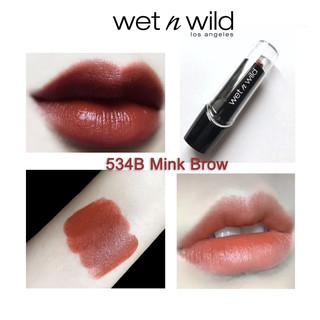 [Bill US] Son Thỏi Wet n Wild Silky Finish Lipstick Mink Brown