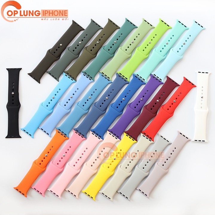 DÂY ĐỒNG HỒ CAO SU APPLE WATCH SPORT BANDS Cao cấp Đủ SIZE 38mm 40mm 42mm 44mm