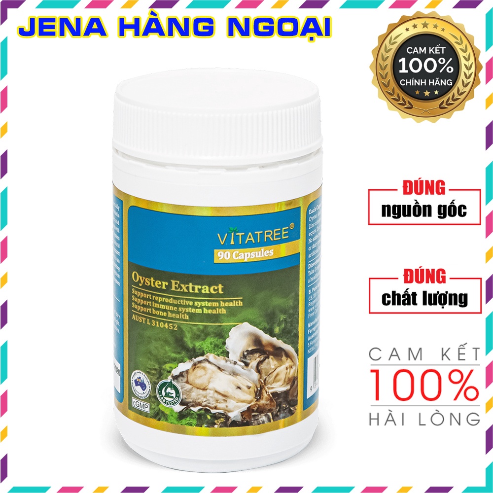 Hàu Biên Vitatree Oyster Extract Tăng Cường Sinh Lý Nam Úc - hộp 90 viên