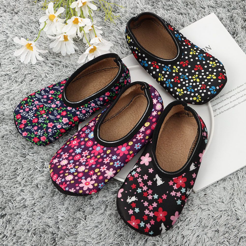 Vớ đi trong nhà chất liệu dày dặn chống trượt giữ ấm mùa đông thời trang cho nam nữ