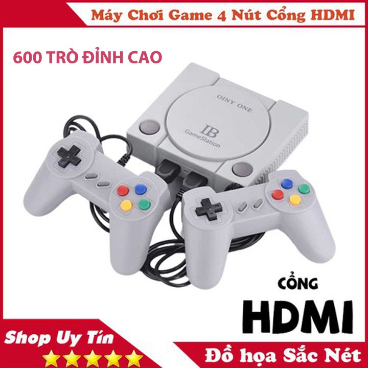 Máy Chơi Game Điện Tử Cầm Tay Playstation HDMI Cao Cấp - Tích Hợp Sẵn 600 Game