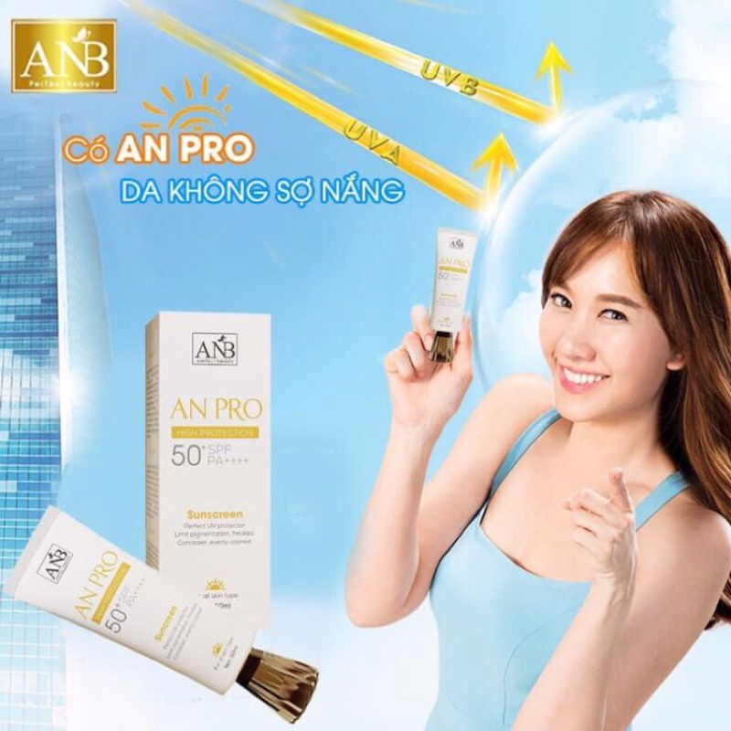 [Chính hãng] KEM CHỐNG NẮNG ANPRO công nghệ nano, lên tông nhanh, chỉ số CN50+ SPF++++