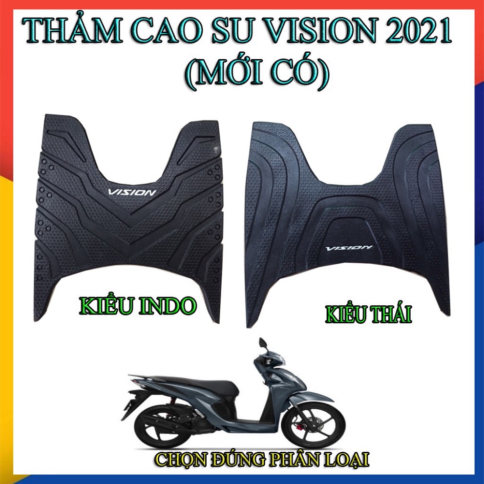 THẢM ĐỂ CHÂN CAO SU VISION 2021 -Vision 2022 ( mới có) (ảnh thật)