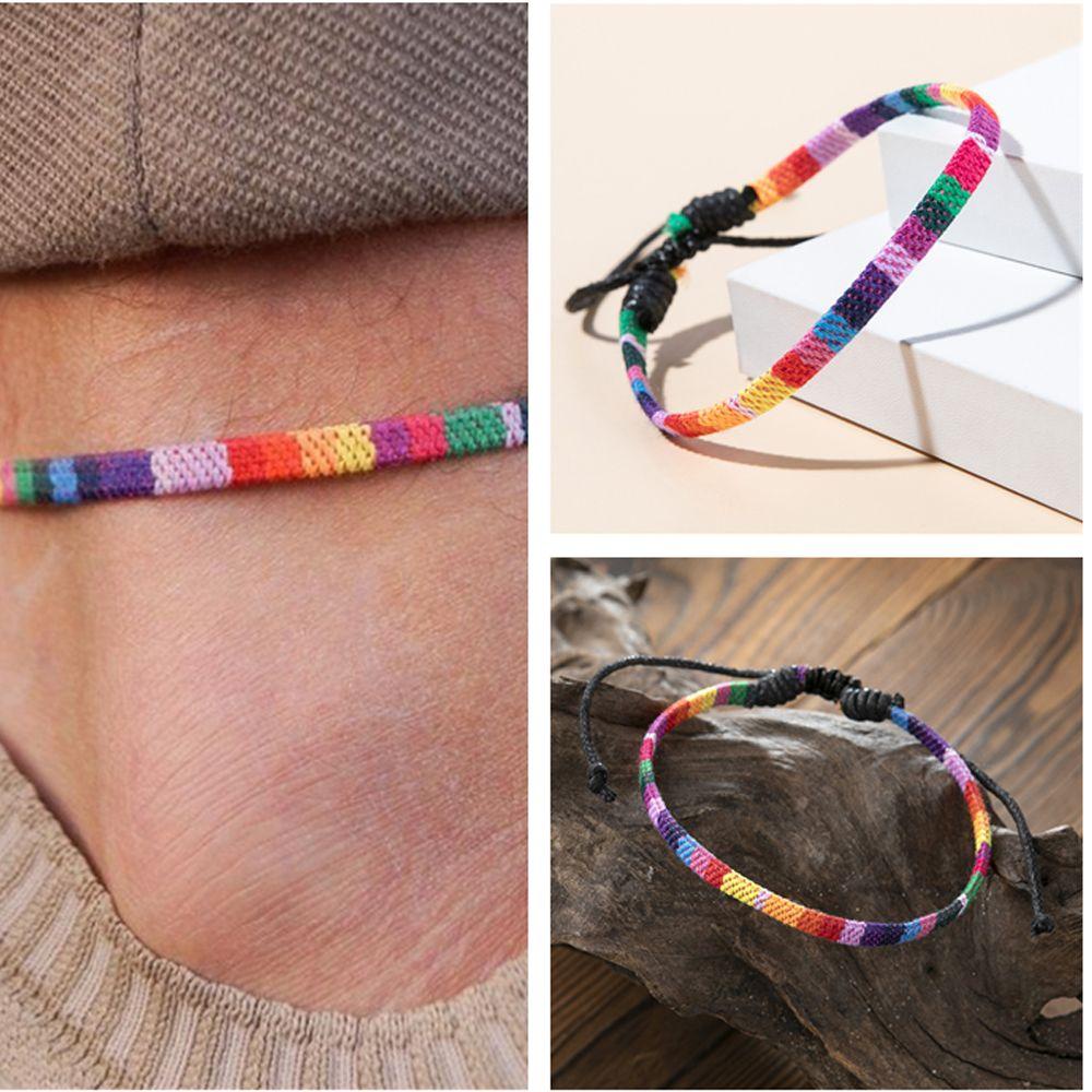 WONDER Lắc Chân Bện Dây Xích Tình Yêu Quyến Rũ Thời Trang Bohemia